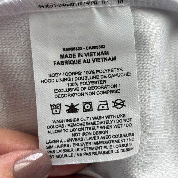 Nike Women Pastel Velour Hoodie Rainbow Velvet Cozy Sporty Plus Size 1X E114 - Picture 7 of 8